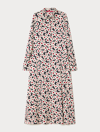 Printed twill shirt dress - Marina Rinaldi
