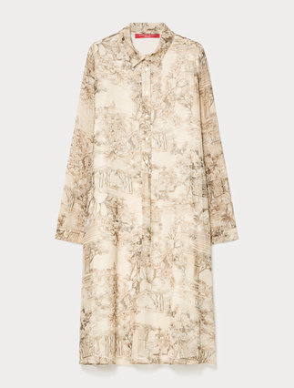 Printed georgette dress - Marina Rinaldi