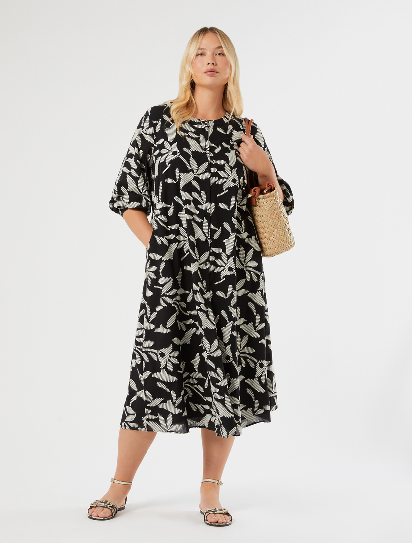 Embroidered muslin dress - Marina Rinaldi