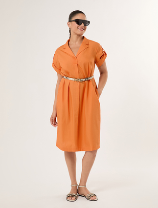 Robe en popeline de coton - Marina Rinaldi