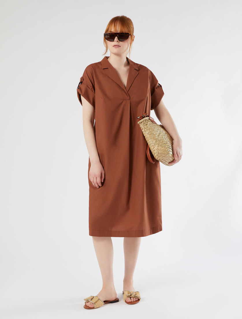 Cotton poplin dress - Marina Rinaldi
