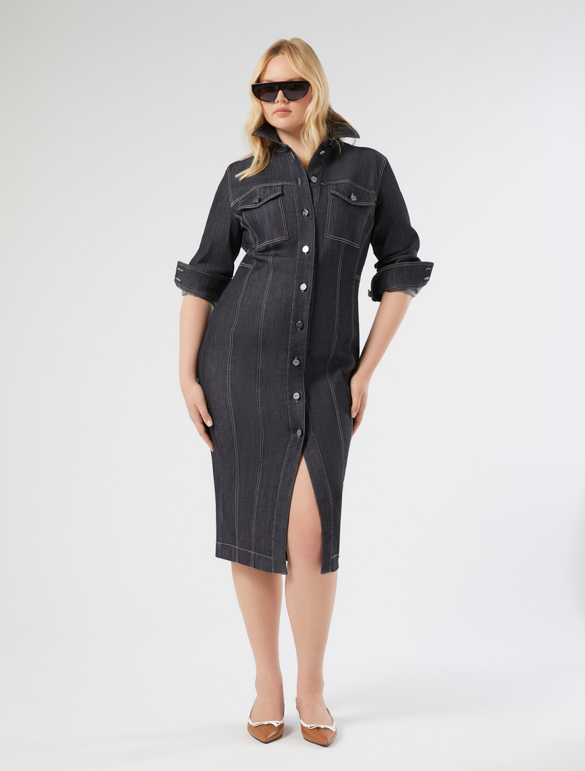 Cotton shirt dress - Marina Rinaldi