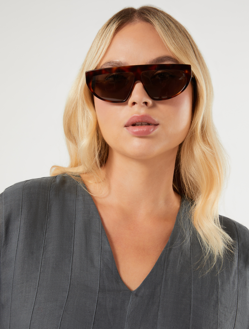 Robe en sergé de ramie - GRIS MOYEN - Marina Rinaldi - 5