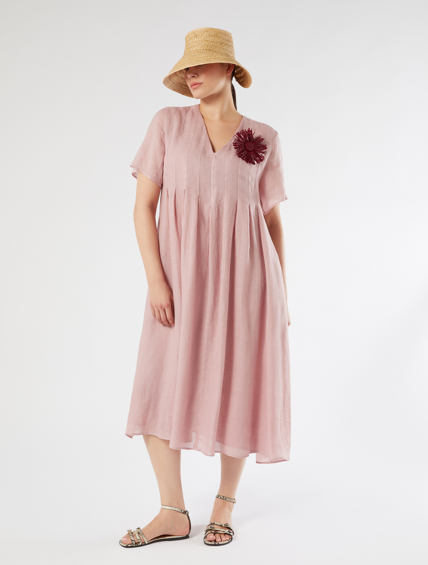 Ramie twill dress - Marina Rinaldi