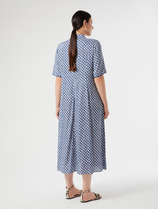 Viscose shirt dress - WHITE - Marina Rinaldi - 4