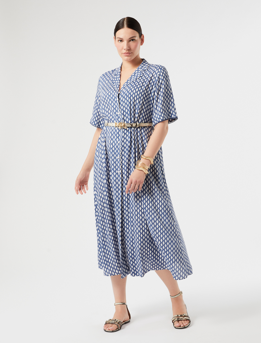Viscose shirt dress - Marina Rinaldi