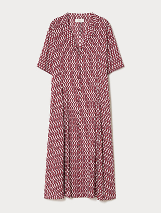 Viscose shirt dress - Marina Rinaldi