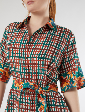 Muslin shirt dress - MULTICOLOUR - Marina Rinaldi - 5