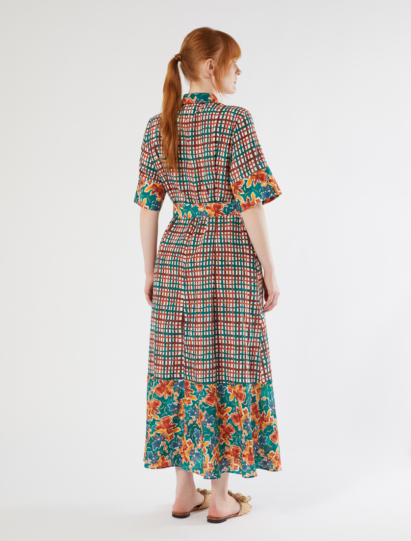 Muslin shirt dress - MULTICOLOUR - Marina Rinaldi - 4