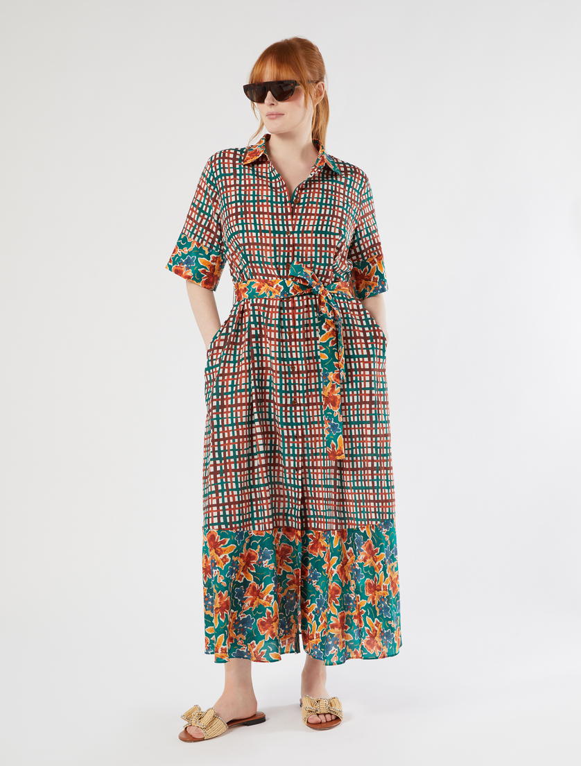 Muslin shirt dress - Marina Rinaldi