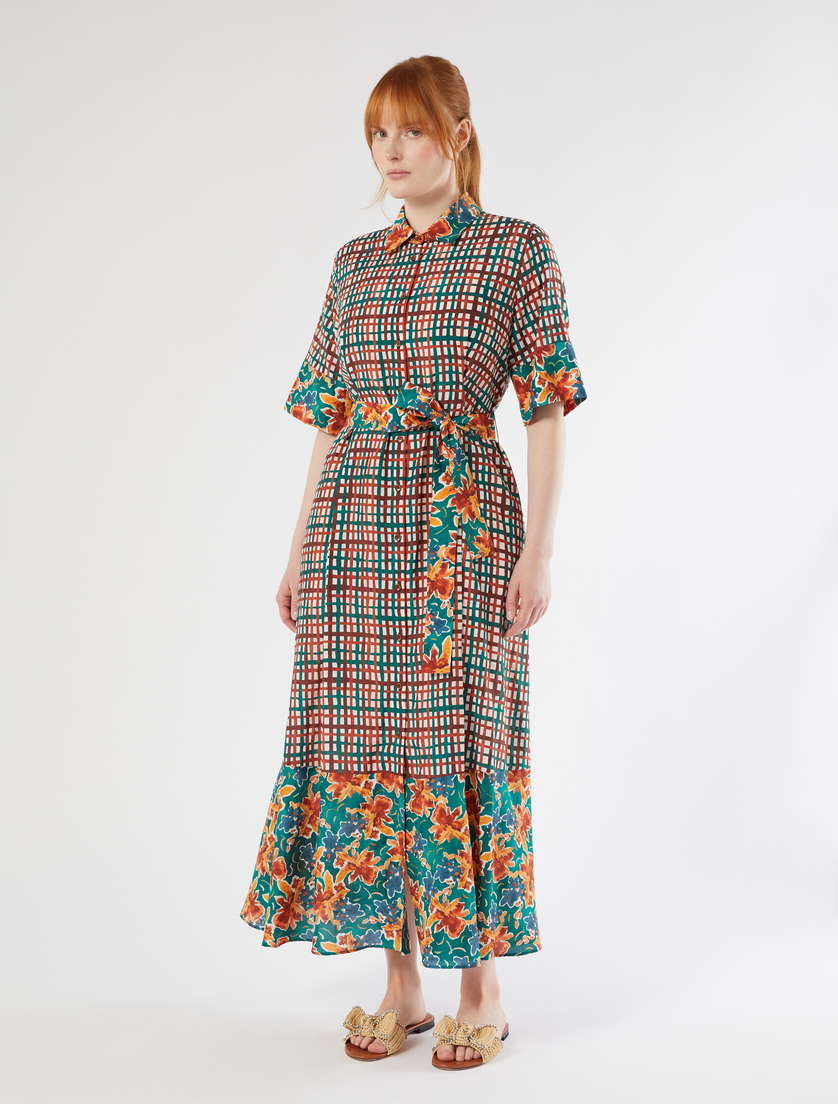 Muslin shirt dress - MULTICOLOUR - Marina Rinaldi - 3