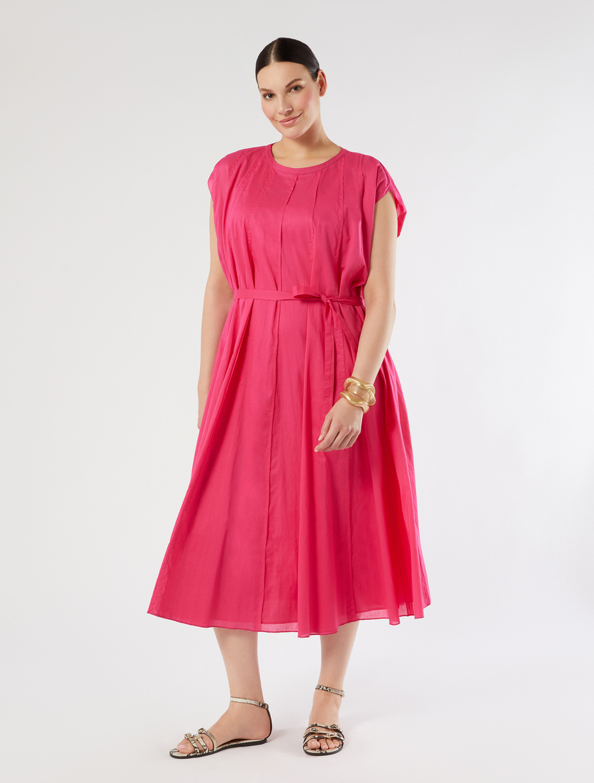 Abito in mussola ricamata - FUXIA - Marina Rinaldi - 2