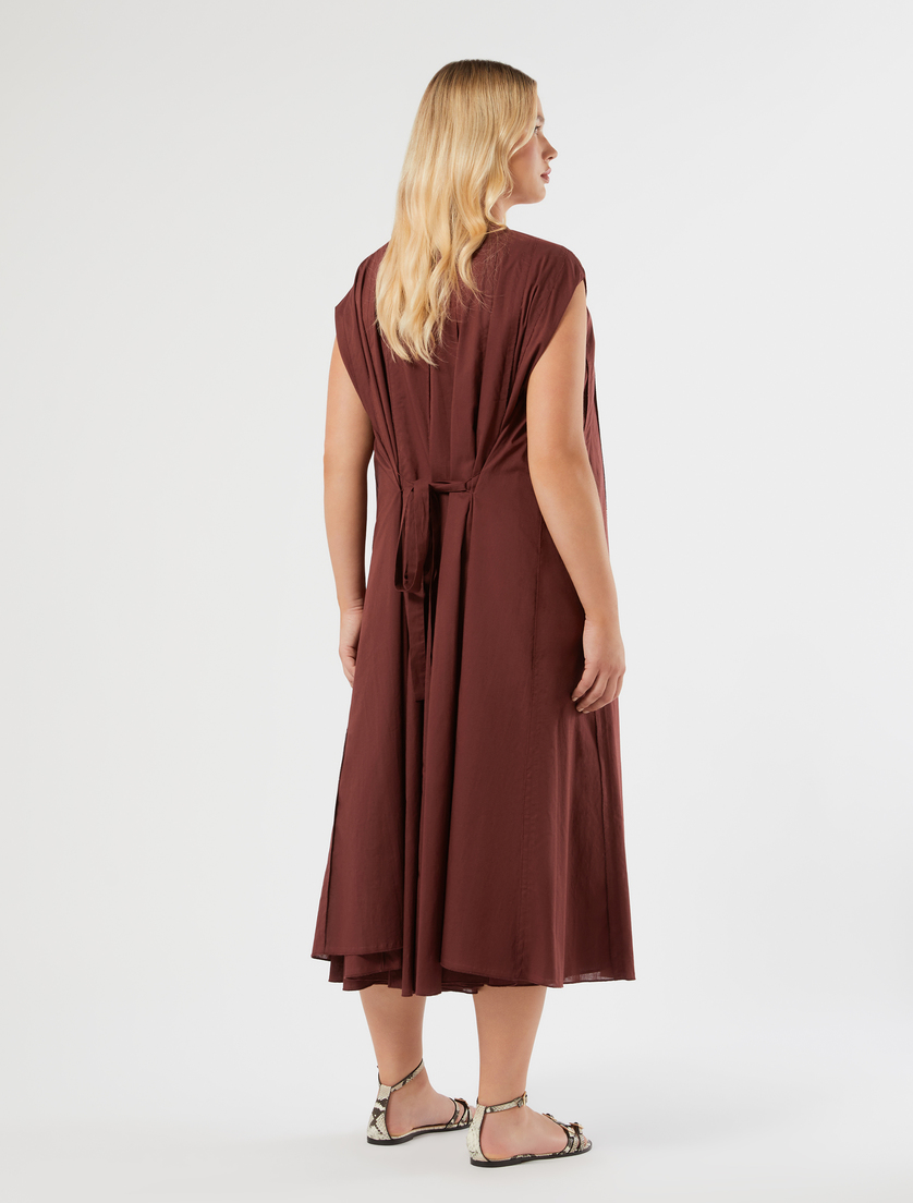 Abito in mussola ricamata - BORDEAUX - Marina Rinaldi - 4