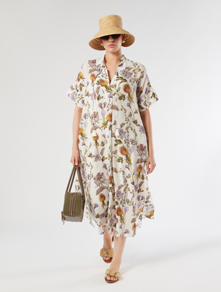 Crepon print dress - Marina Rinaldi