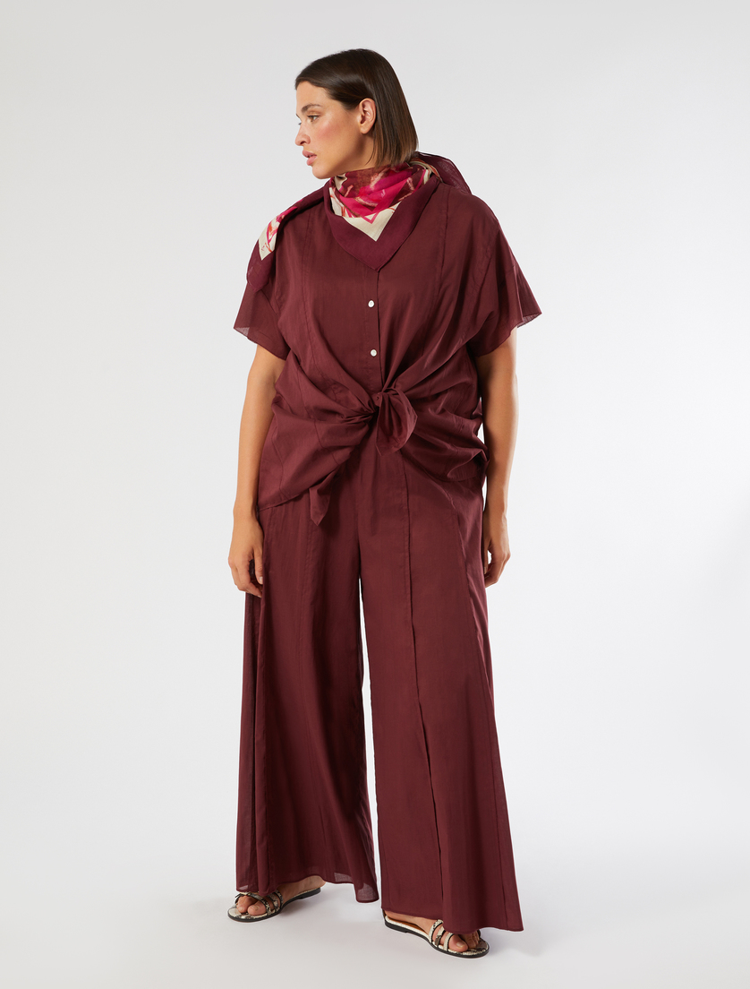 Embroidered muslin shirt - Marina Rinaldi