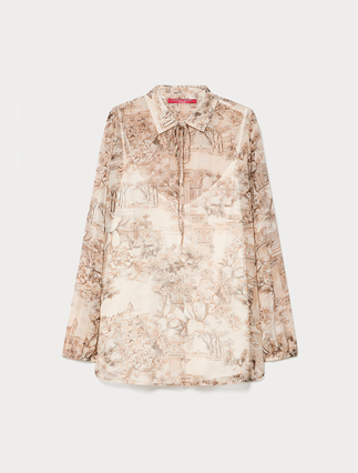 Printed georgette blouse - Marina Rinaldi