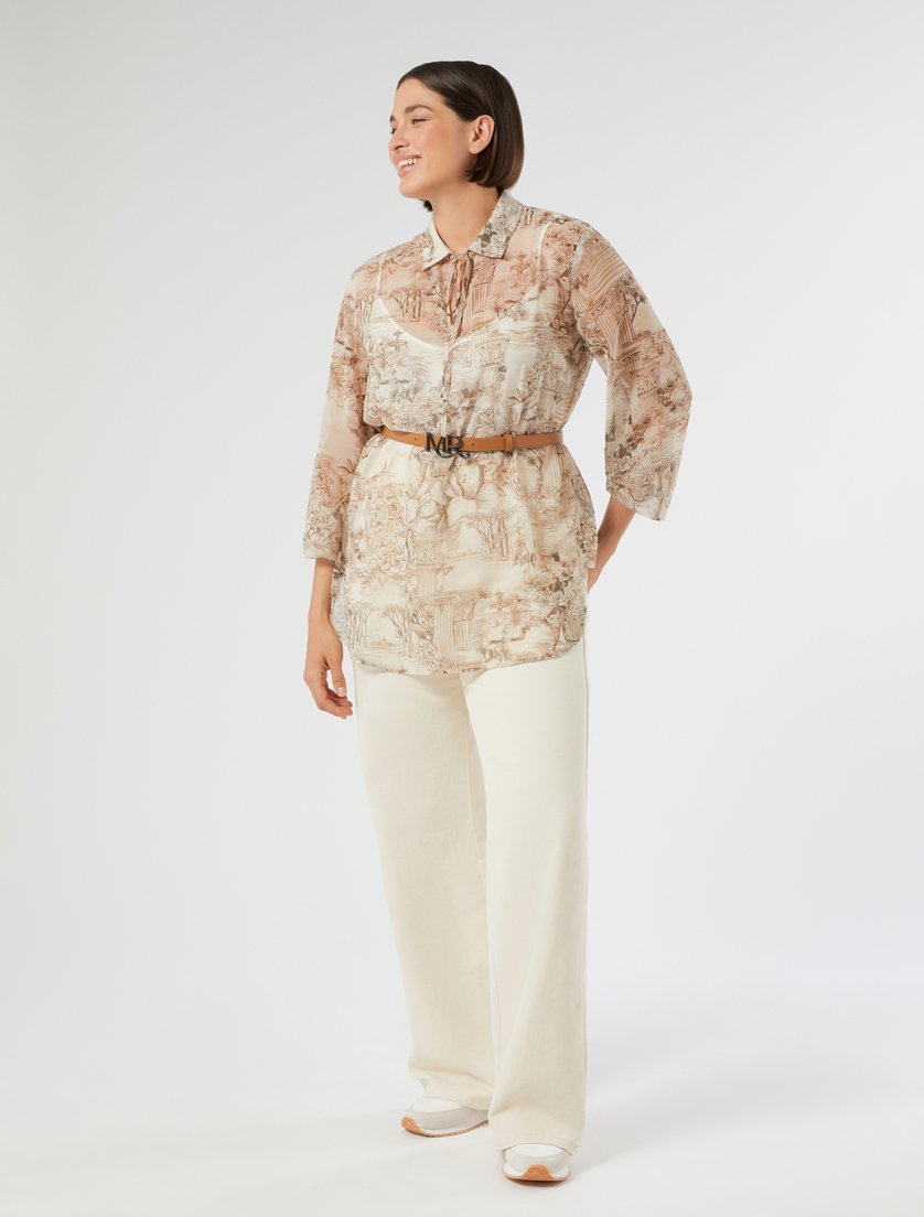 Printed georgette blouse - Marina Rinaldi