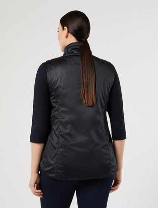 Padded gilet - MIDNIGHTBLUE - Marina Rinaldi - 4