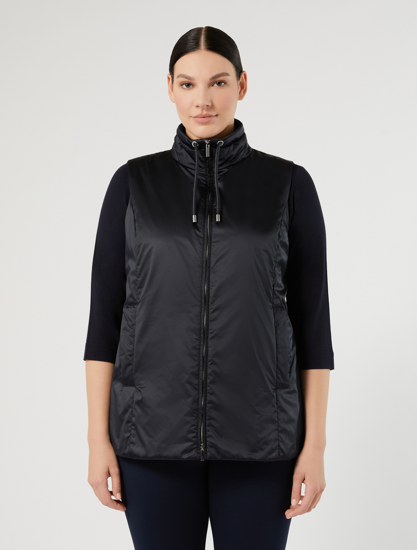 Padded gilet - MIDNIGHTBLUE - Marina Rinaldi - 3