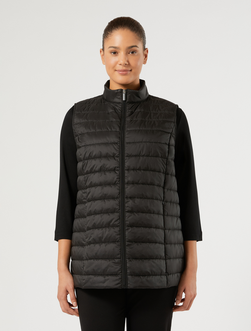 Padded gilet - BLACK - Marina Rinaldi - 3