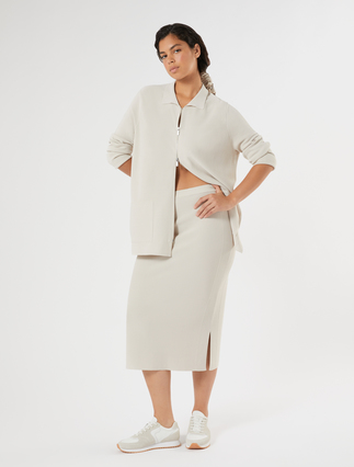 Viscose knit skirt - Marina Rinaldi