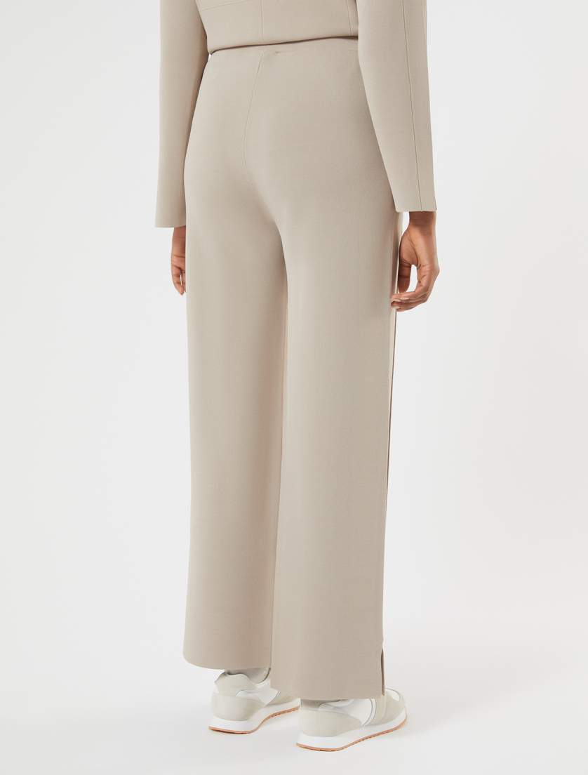 Viscose knit trousers - TURTLEDOVE - Marina Rinaldi - 4