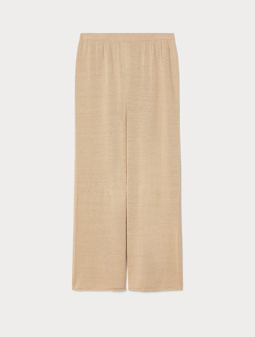 Hose aus Leinen-Jersey - KAMEL - Marina Rinaldi