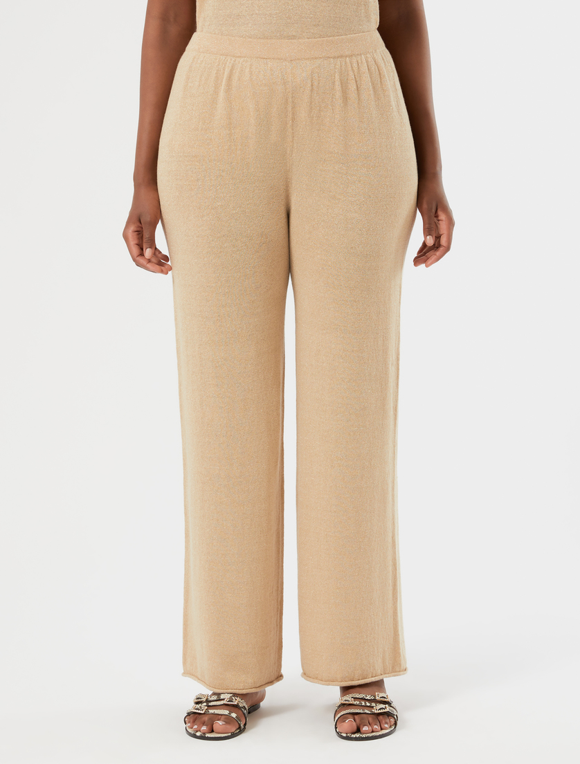 Hose aus Leinen-Jersey - KAMEL - Marina Rinaldi - 3