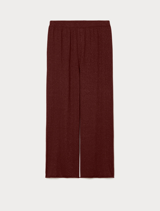 Linen knit trousers - Marina Rinaldi