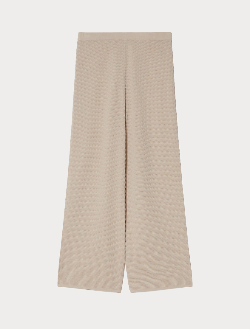 Viscose knit trousers - TURTLEDOVE - Marina Rinaldi