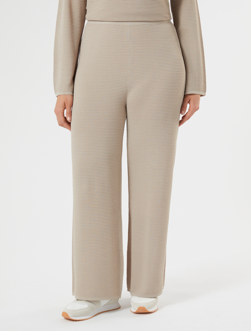 Viscose knit trousers - TURTLEDOVE - Marina Rinaldi - 3