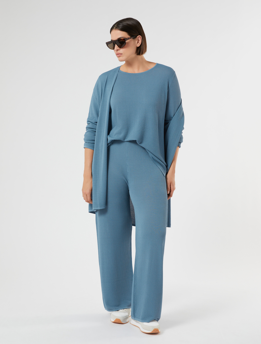 Viscose knit trousers - Marina Rinaldi