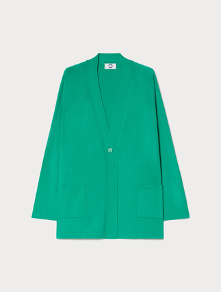 Cardigan in seta e cotone - Marina Rinaldi