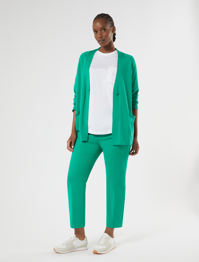 Cardigan in seta e cotone - Marina Rinaldi