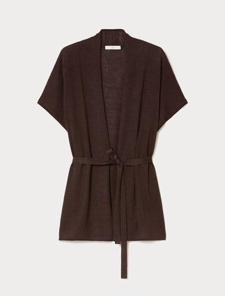 Cardigan in maglia di lino - Marina Rinaldi