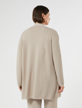 Viscose knit cardigan - TURTLEDOVE - Marina Rinaldi - 4
