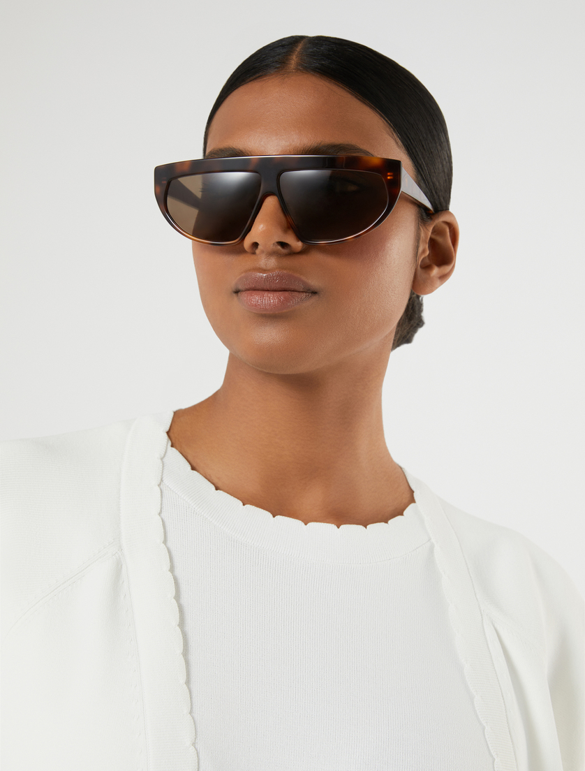 Viscose crepe cardigan - IVORY - Marina Rinaldi - 5