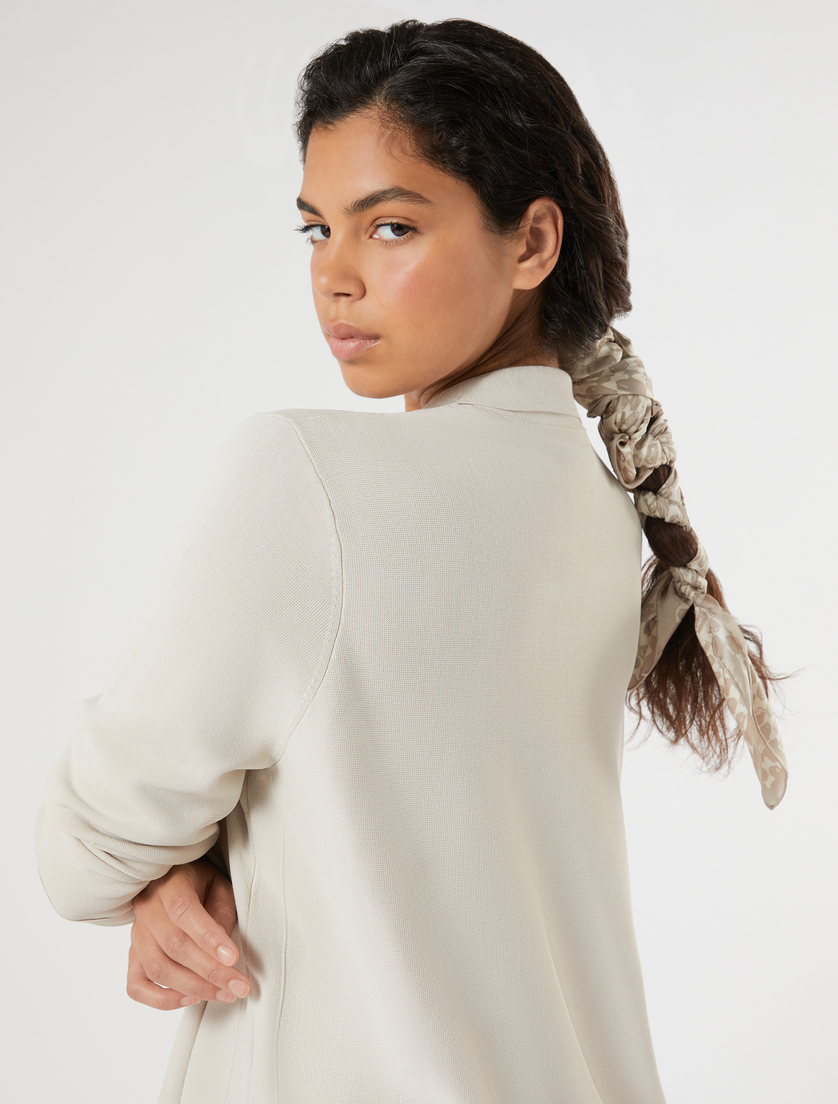 Viscose pocket cardigan - ECRU - Marina Rinaldi - 5