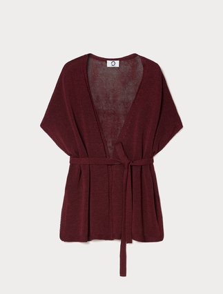 Linen cordonnet cardigan - Marina Rinaldi