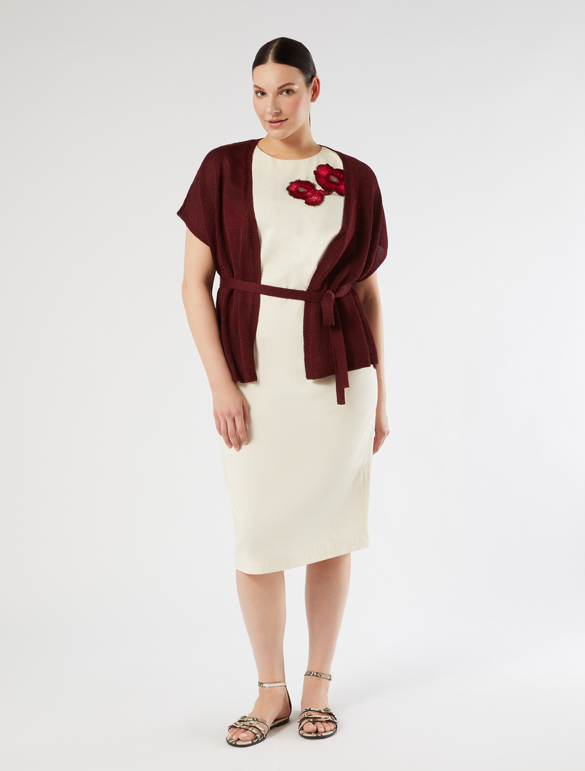 Linen cordonnet cardigan - Marina Rinaldi