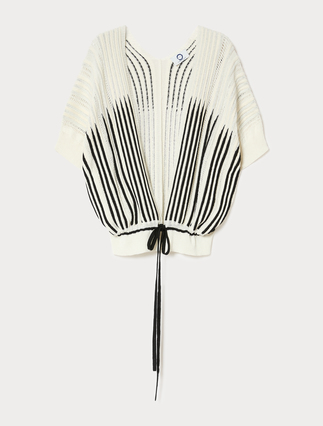 Cotton and linen cardigan - Marina Rinaldi