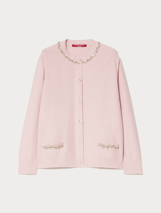 Embroidered cotton cardigan - Marina Rinaldi