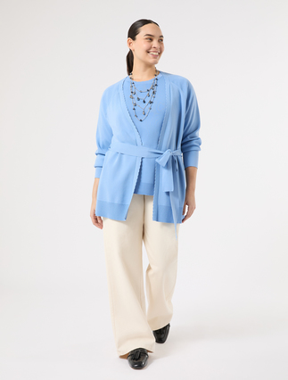 Viscose crepe sweater - Marina Rinaldi