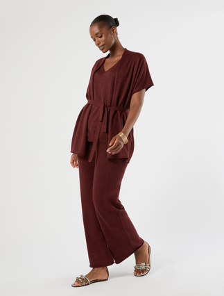 Tanktop aus Lurex und Leinen - Marina Rinaldi