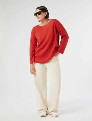 Cotton and modal sweater - Marina Rinaldi