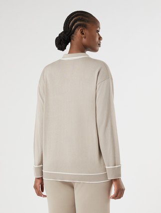 Silk and cotton sweater - TURTLEDOVE - Marina Rinaldi - 4