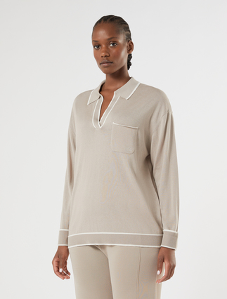 Silk and cotton sweater - TURTLEDOVE