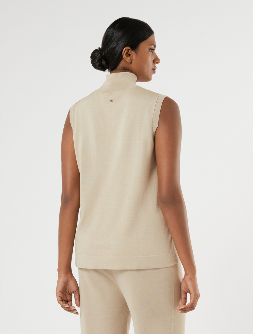 Cotton and modal sweater - BEIGE - Marina Rinaldi - 4