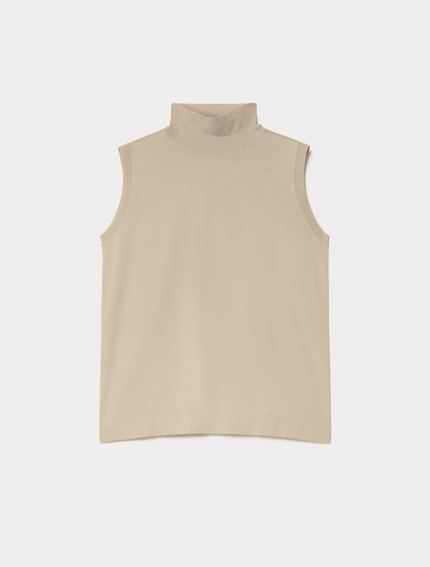 Cotton and modal sweater - BEIGE - Marina Rinaldi