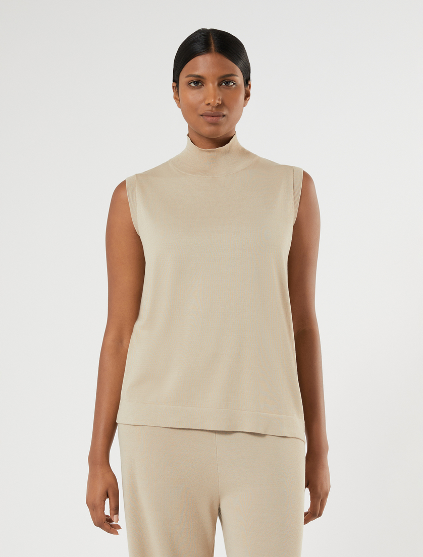 Cotton and modal sweater - BEIGE - Marina Rinaldi - 3